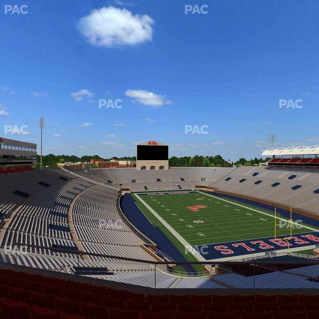 Vaught Hemingway Stadium - Section South Zone Club 116 Seat View