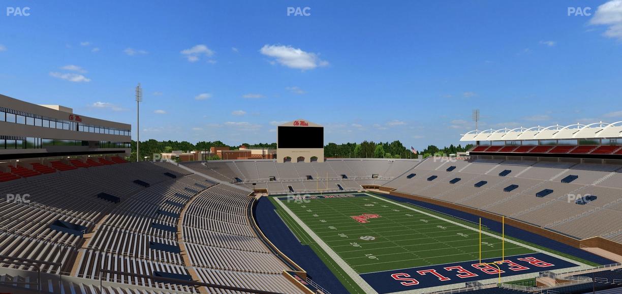 Vaught Hemingway Stadium - Section South Zone Club 116 Seat View