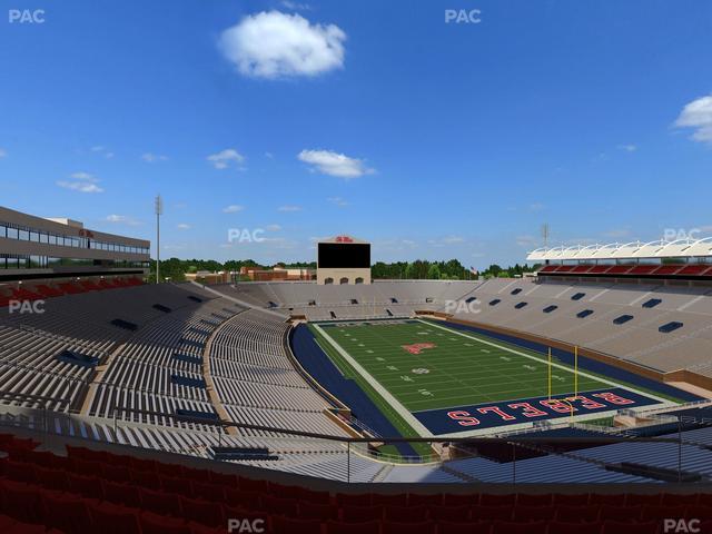 Vaught Hemingway Stadium - Section South Zone Club 116 Seat View