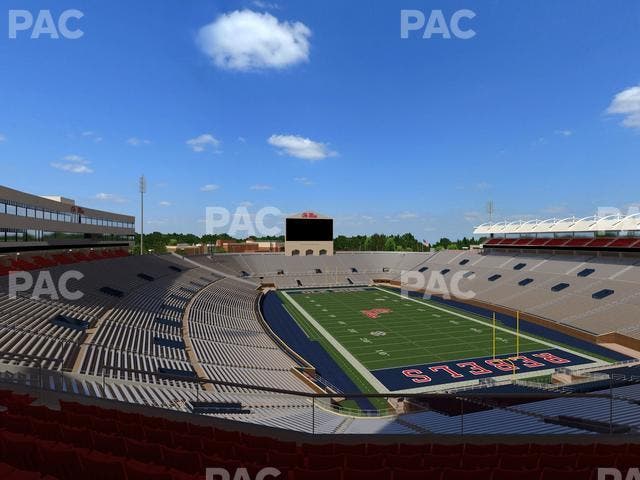 Vaught Hemingway Stadium - Section South Zone Club 116 Seat View