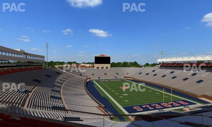 Vaught Hemingway Stadium - Section South Zone Club 116 Seat View
