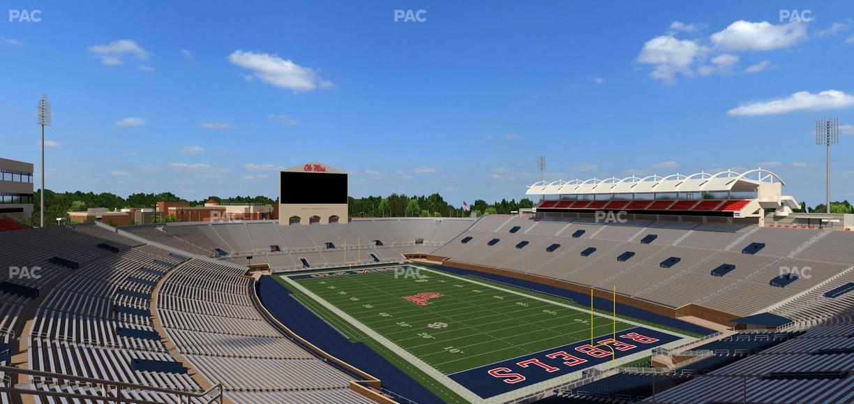 Vaught Hemingway Stadium - Section South Zone Club 117 Seat View