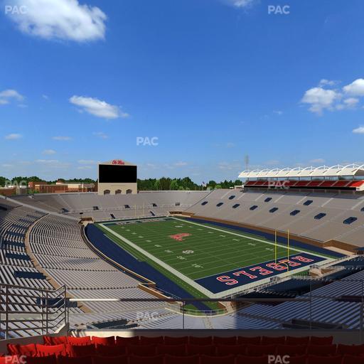 Vaught Hemingway Stadium - Section South Zone Club 117 Seat View