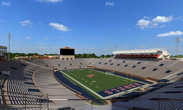 Vaught Hemingway Stadium - Section South Zone Club 117 Seat View