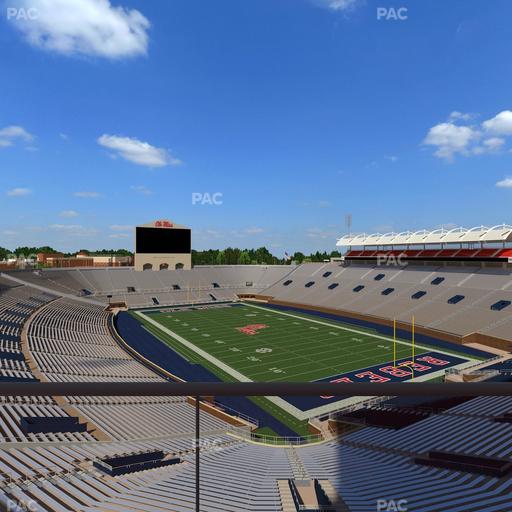 Vaught Hemingway Stadium - Section South Zone Club 117 Seat View