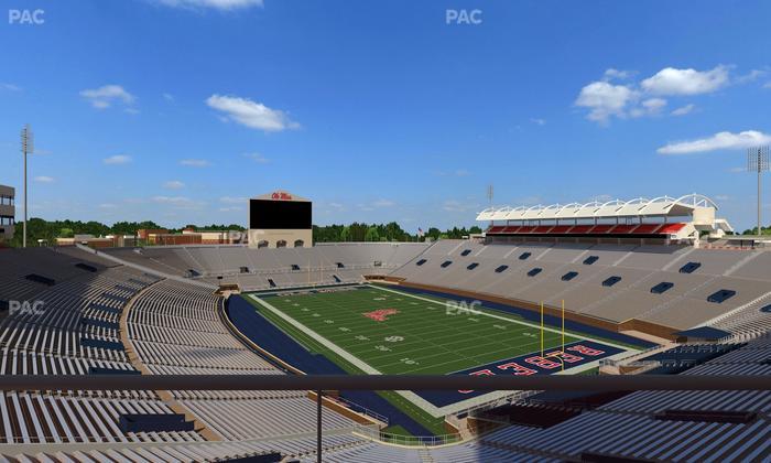 Vaught Hemingway Stadium - Section South Zone Club 117 Seat View