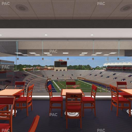 Vaught Hemingway Stadium - Section South Zone Club Seat View