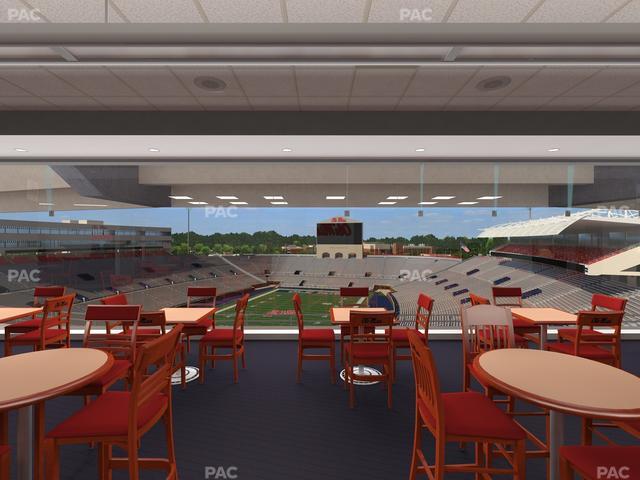 Vaught Hemingway Stadium - Section South Zone Club Seat View