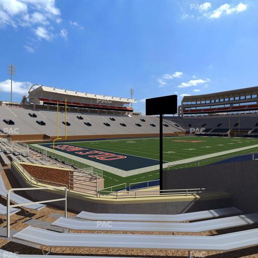 Vaught Hemingway Stadium - Section Student N 1 Seat View