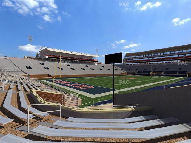 Vaught Hemingway Stadium - Section Student N 1 Seat View