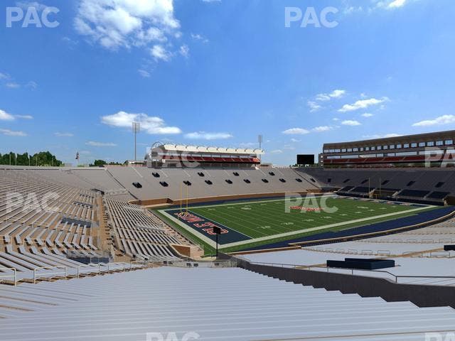 Vaught Hemingway Stadium - Section Student N 1 Seat View