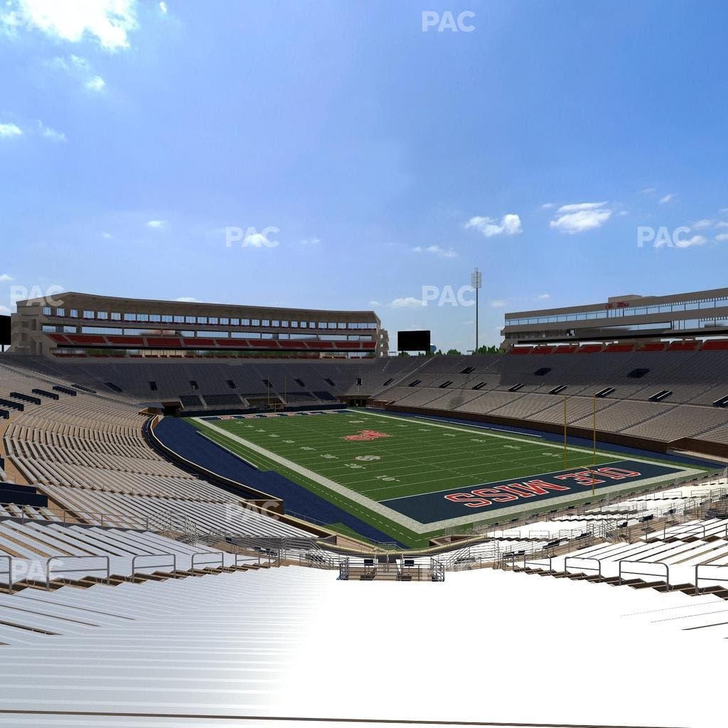 Vaught Hemingway Stadium - Section Student N 10 Seat View