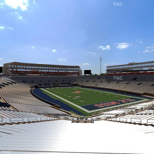 Vaught Hemingway Stadium - Section Student N 10 Seat View