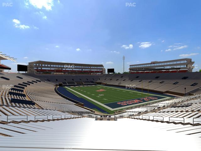 Vaught Hemingway Stadium - Section Student N 10 Seat View