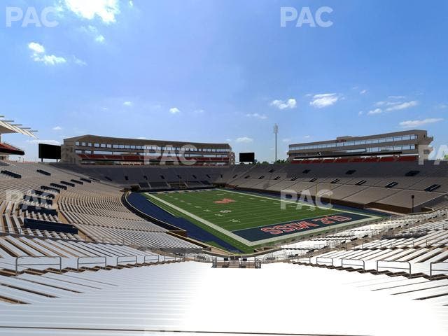 Vaught Hemingway Stadium - Section Student N 10 Seat View
