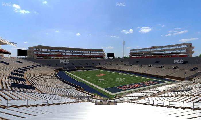 Vaught Hemingway Stadium - Section Student N 10 Seat View