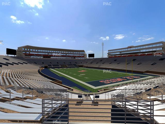 Vaught Hemingway Stadium - Section Student N 10 Seat View