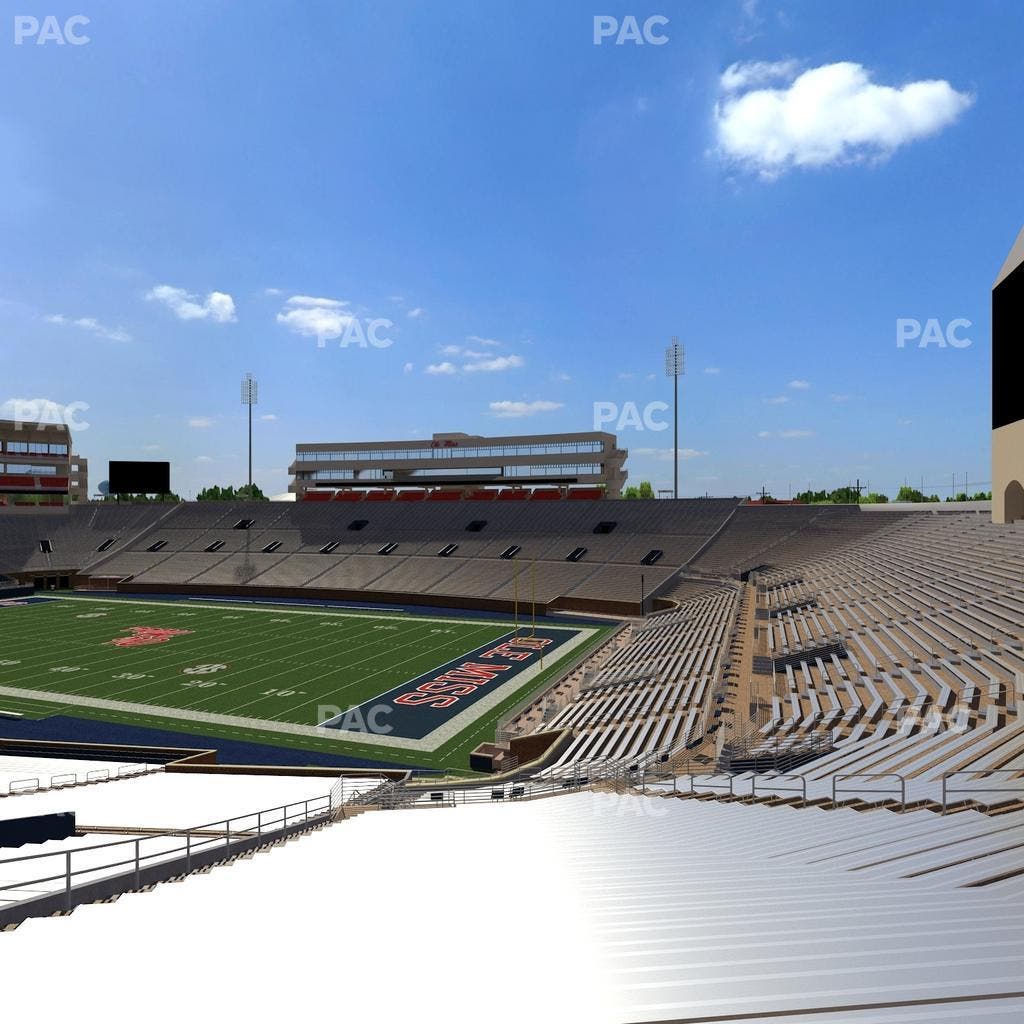 Vaught Hemingway Stadium - Section Student N 11 Seat View