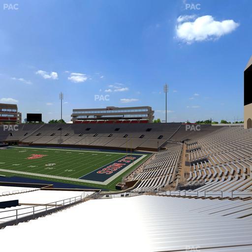 Vaught Hemingway Stadium - Section Student N 11 Seat View