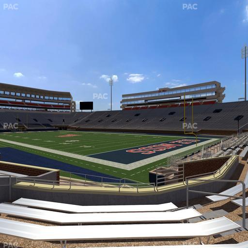 Vaught Hemingway Stadium - Section Student N 11 Seat View