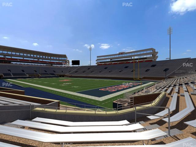 Vaught Hemingway Stadium - Section Student N 11 Seat View