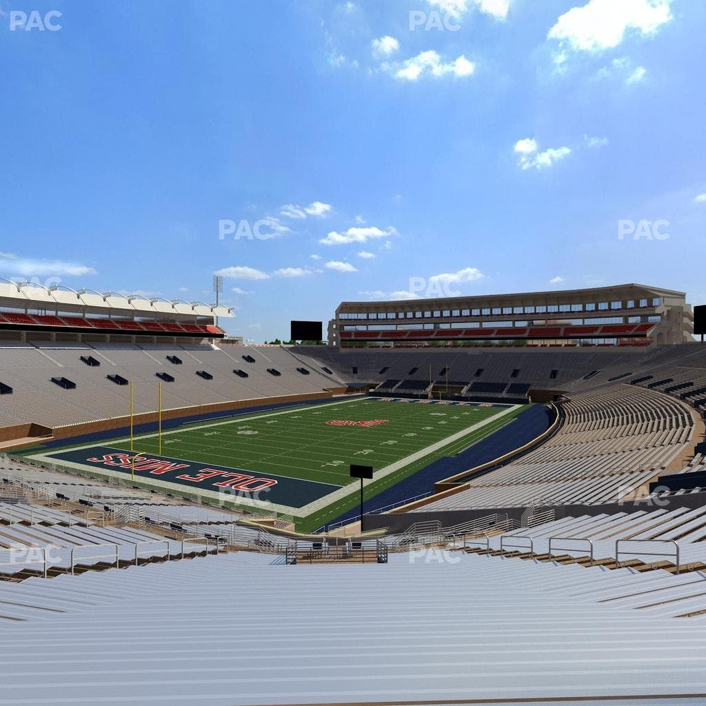 Vaught Hemingway Stadium - Section Student N 2 Seat View