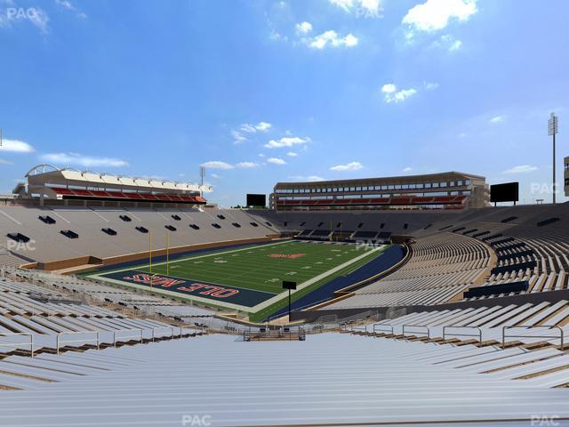 Vaught Hemingway Stadium - Section Student N 2 Seat View