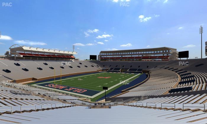 Vaught Hemingway Stadium - Section Student N 2 Seat View