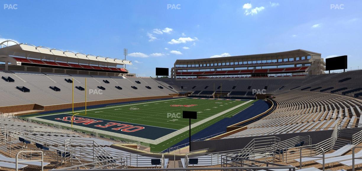 Vaught Hemingway Stadium - Section Student N 2 Seat View
