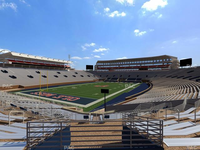 Vaught Hemingway Stadium - Section Student N 2 Seat View