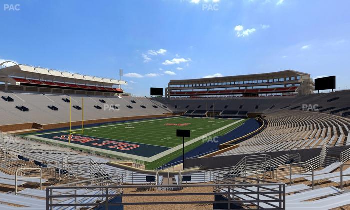 Vaught Hemingway Stadium - Section Student N 2 Seat View