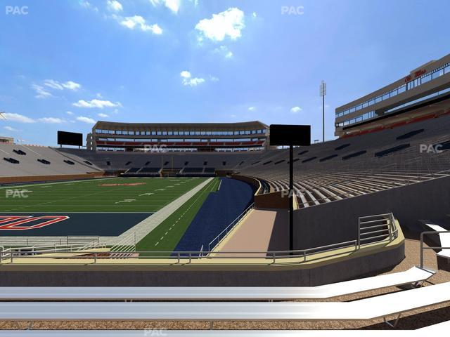 Vaught Hemingway Stadium - Section Student N 3 Seat View