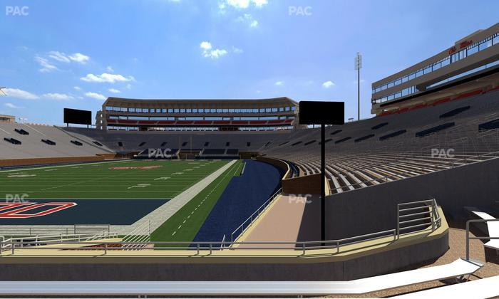 Vaught Hemingway Stadium - Section Student N 3 Seat View