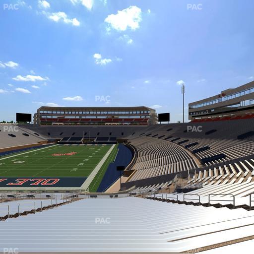 Vaught Hemingway Stadium - Section Student N 3 Seat View