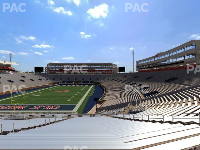 Vaught Hemingway Stadium - Section Student N 3 Seat View