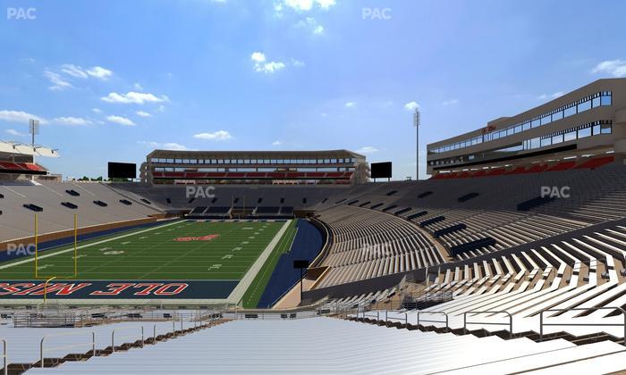 Vaught Hemingway Stadium - Section Student N 3 Seat View