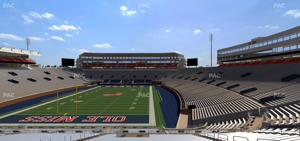 Vaught Hemingway Stadium - Section Student N 4 Seat View