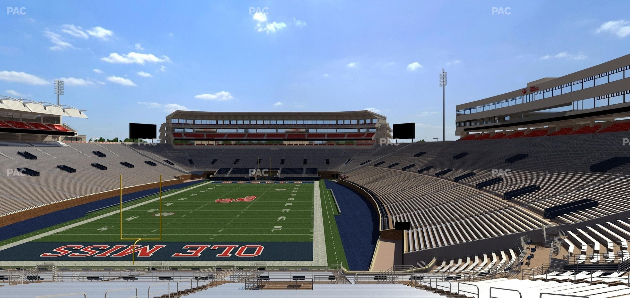 Vaught Hemingway Stadium - Section Student N 4 Seat View
