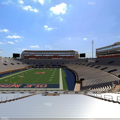 Vaught Hemingway Stadium - Section Student N 4 Seat View