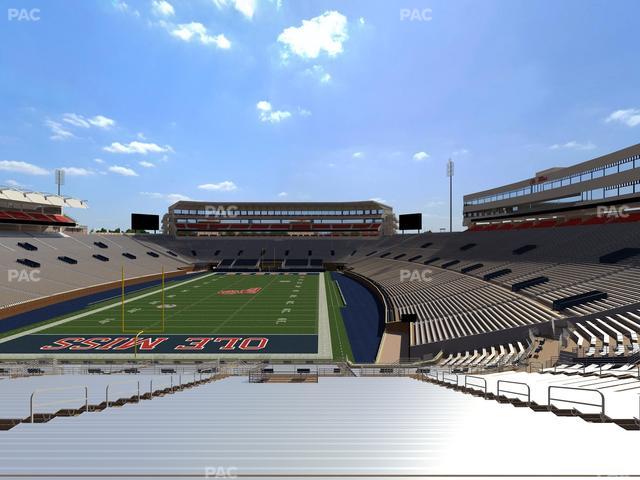 Vaught Hemingway Stadium - Section Student N 4 Seat View