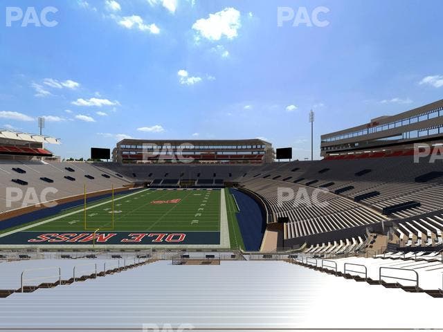 Vaught Hemingway Stadium - Section Student N 4 Seat View