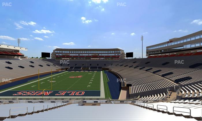 Vaught Hemingway Stadium - Section Student N 4 Seat View
