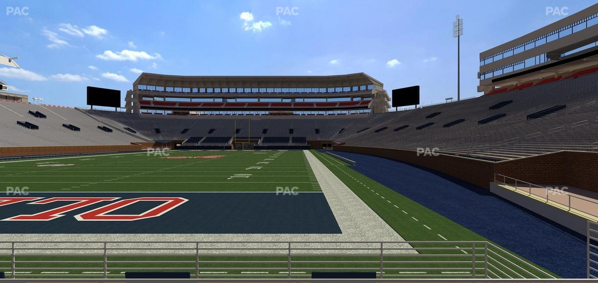 Vaught Hemingway Stadium - Section Student N 4 Seat View