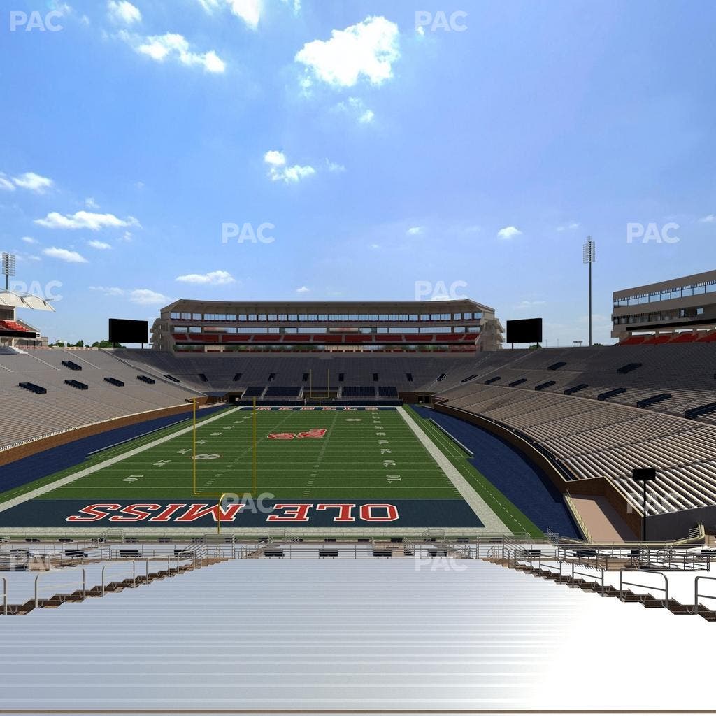 Vaught Hemingway Stadium - Section Student N 5 Seat View