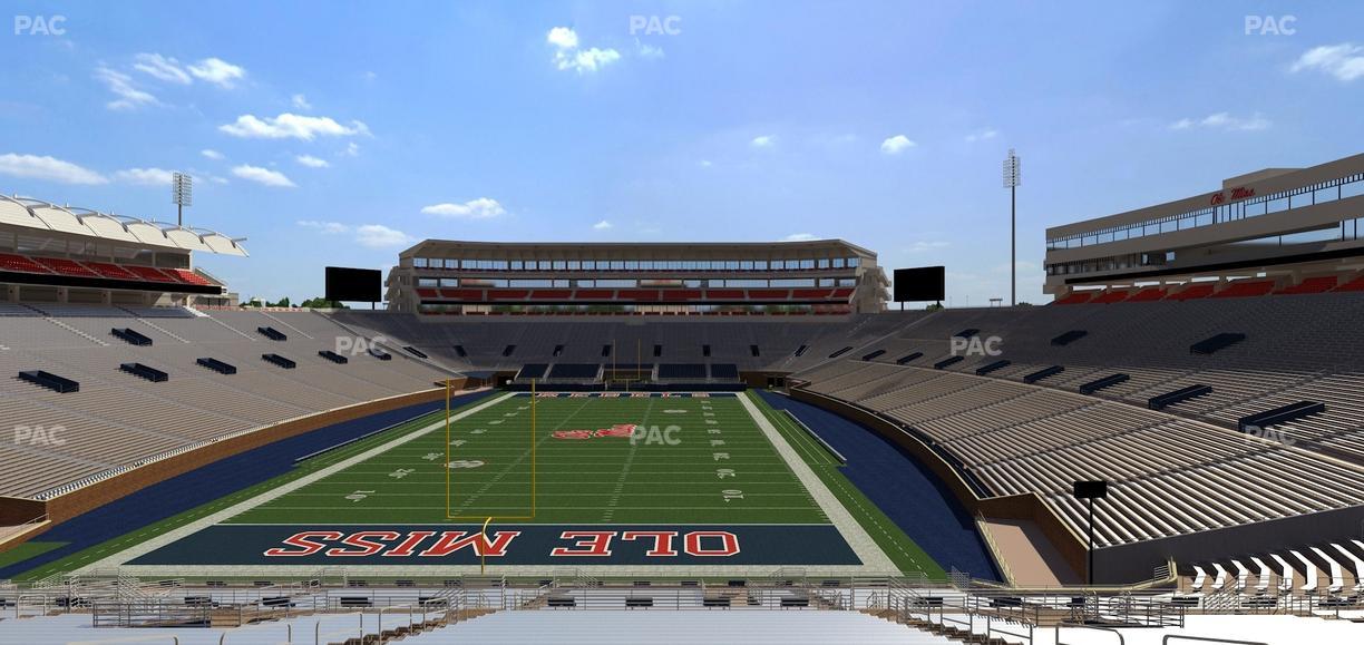 Vaught Hemingway Stadium - Section Student N 5 Seat View