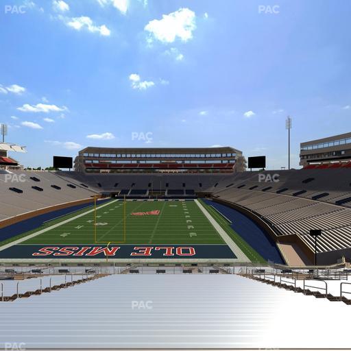 Vaught Hemingway Stadium - Section Student N 5 Seat View