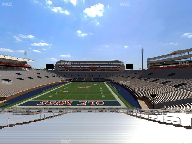 Vaught Hemingway Stadium - Section Student N 5 Seat View