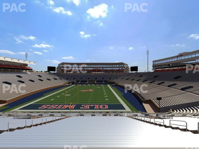 Vaught Hemingway Stadium - Section Student N 5 Seat View