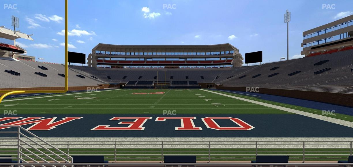 Vaught Hemingway Stadium - Section Student N 5 Seat View