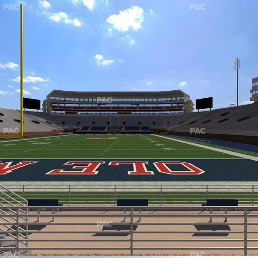 Vaught Hemingway Stadium - Section Student N 5 Seat View